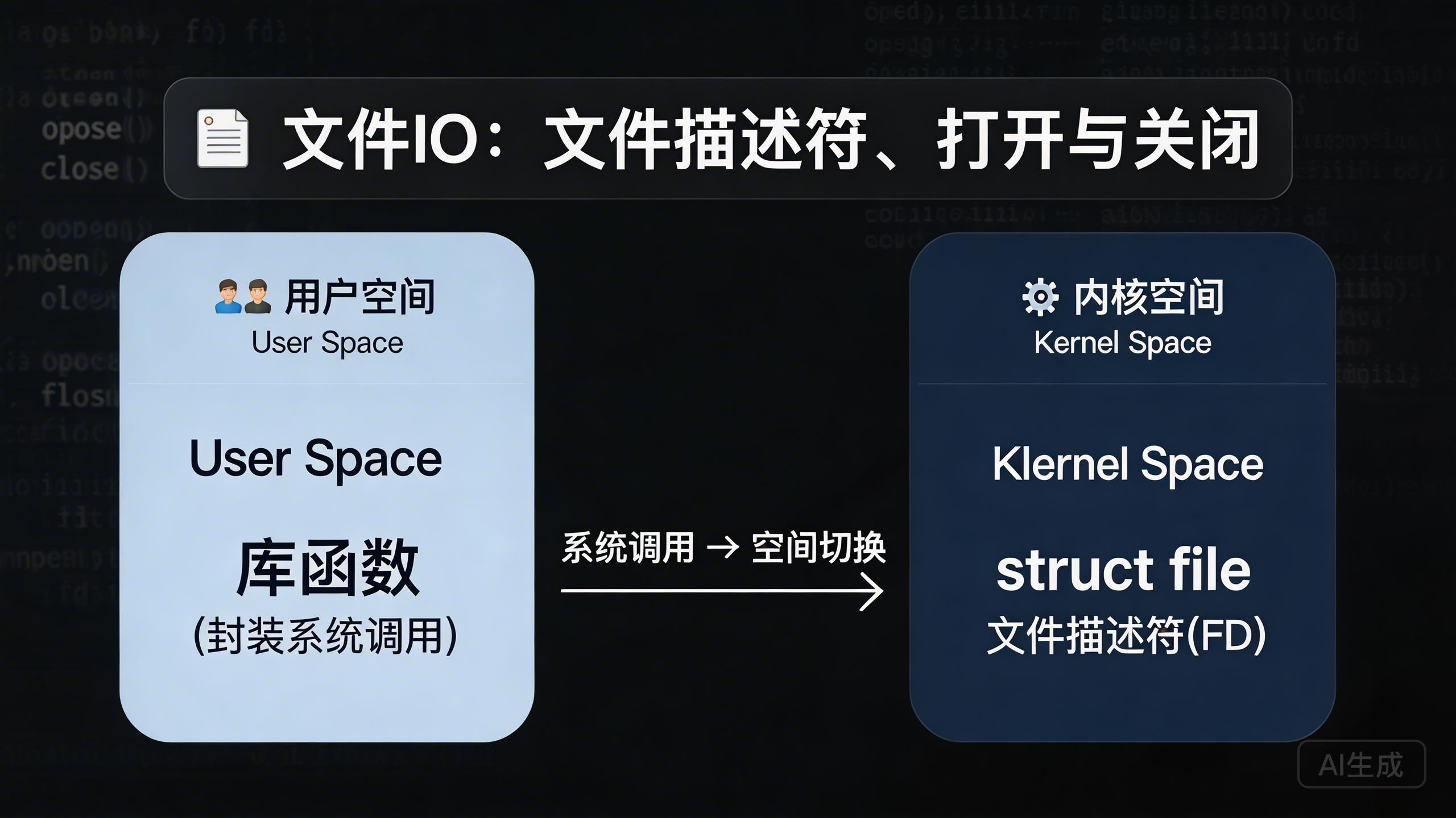 文件IO：文件描述符、打开与关闭